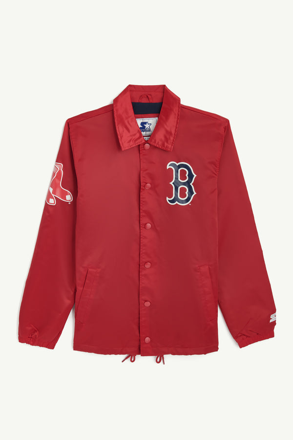 starter MENS BOSTON RED SOX OPTION ROUTE COACHES JACKET