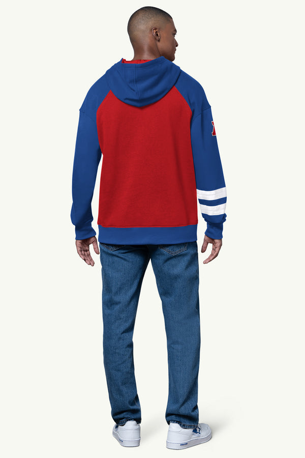 Starter MENS BUFFALO BILLS INTERCEPTION COLORBLOCK HOODIE