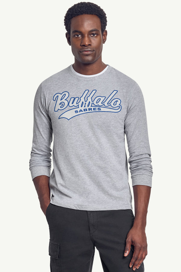Starter MENS BUFFALO SABRES TAILSWEEP LONG SLEEVE T SHIRT