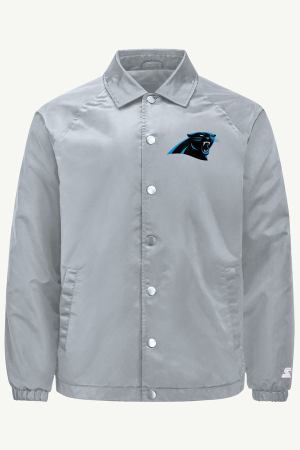 starter MENS CAROLINA PANTHERS RETRO COACHES JACKET