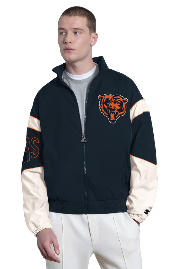 starter MENS CHICAGO BEARS THE GUST FULL ZIP JACKET