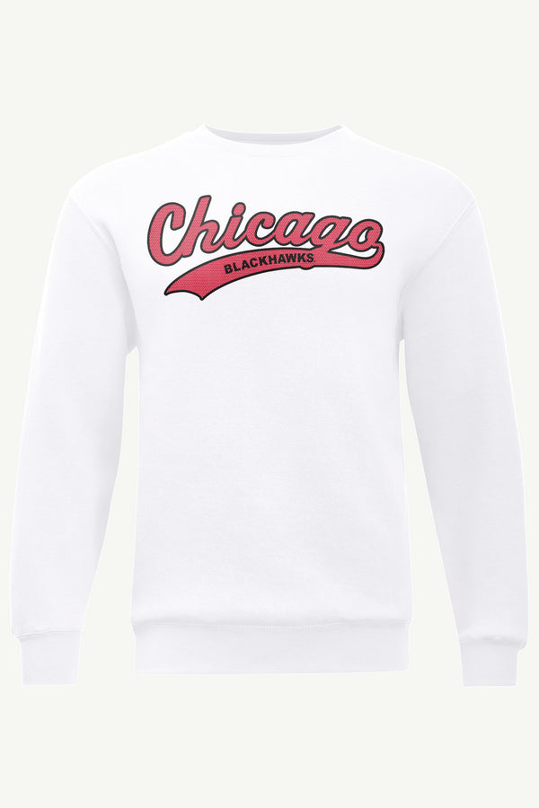 starter MENS CHICAGO BLACKHAWKS TAILSWEEP SWEATSHIRT