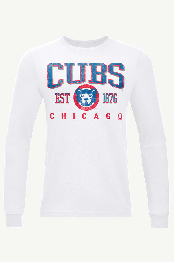 starter MENS CHICAGO CUBS RETRO LONG SLEEVE T SHIRT