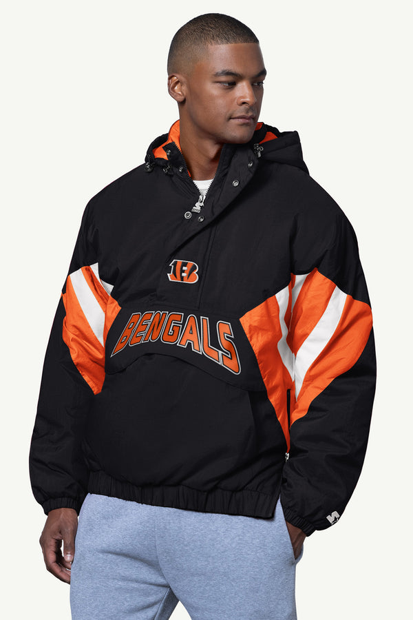starter MENS CINCINNATI BENGALS CLASSIC BREAKAWAY JACKET