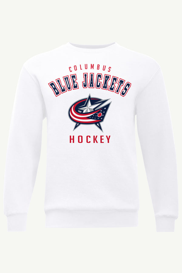 starter MENS COLUMBUS BLUE JACKETS GRAPHIC SWEATSHIRT