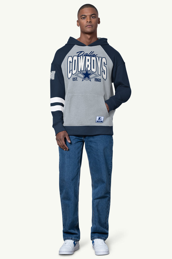 Starter MENS DALLAS COWBOYS INTERCEPTION COLORBLOCK HOODIE