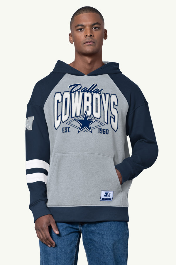 starter MENS DALLAS COWBOYS INTERCEPTION COLORBLOCK HOODIE