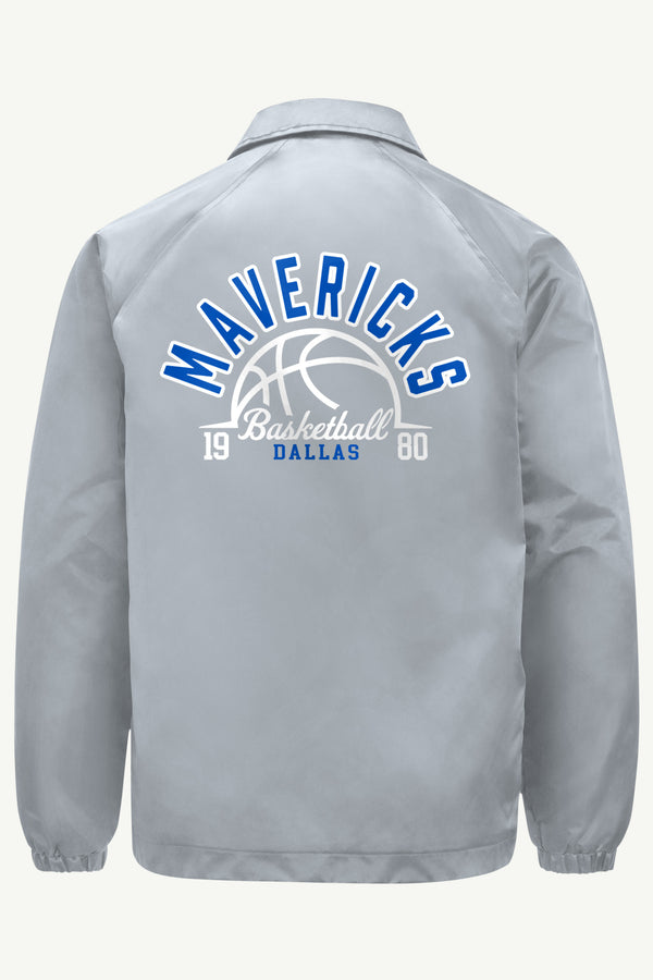 Starter MENS DALLAS MAVERICKS HALF BALL COACHES JACKET