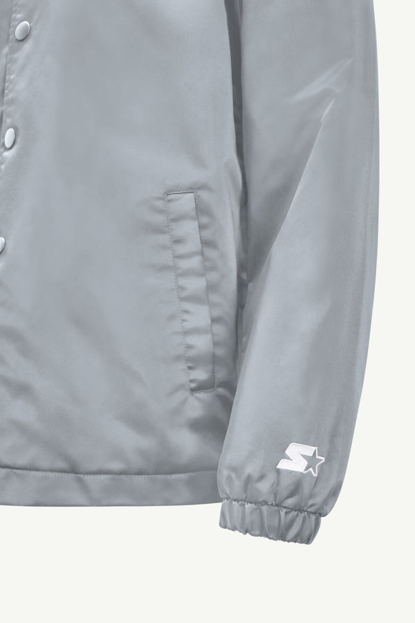 Starter MENS DENVER NUGGETS HALF BALL COACHES JACKET