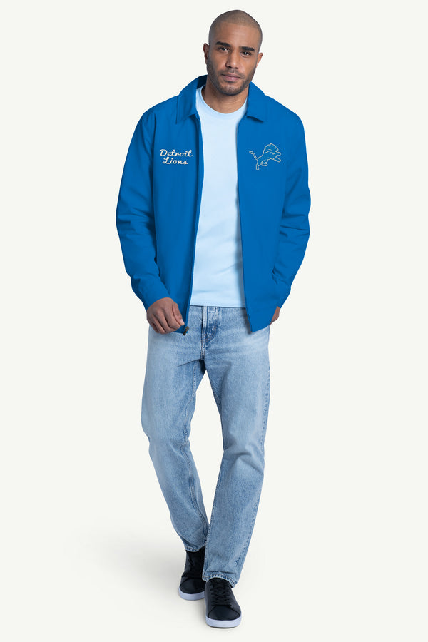Starter MENS DETROIT LIONS FRANCHISE FULL ZIP JACKET