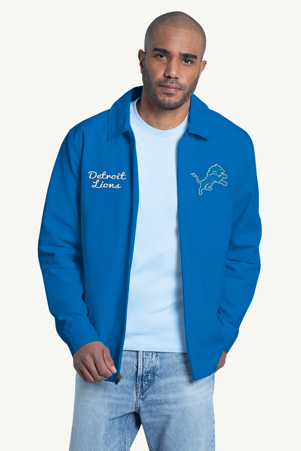 starter MENS DETROIT LIONS FRANCHISE FULL ZIP JACKET