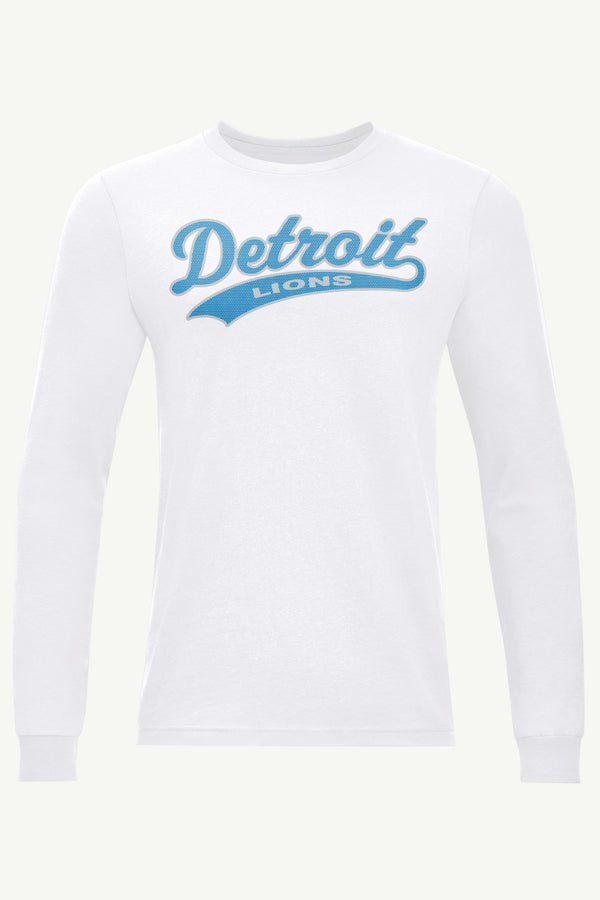 starter MENS DETROIT LIONS TAILSWEEP LONG SLEEVE T SHIRT