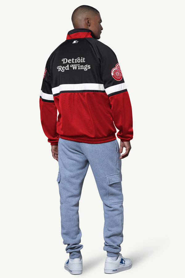 Starter MENS DETROIT RED WINGS VETERAN TRACK JACKET