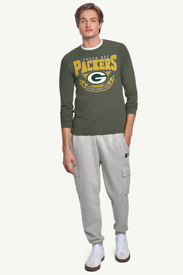 Starter MENS GREEN BAY PACKERS 80's INSPIRED LONG SLEEVE T SHIRT