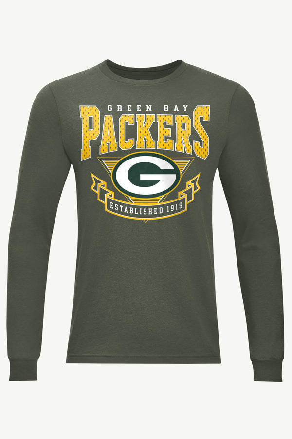 starter MENS GREEN BAY PACKERS 80's INSPIRED LONG SLEEVE T SHIRT