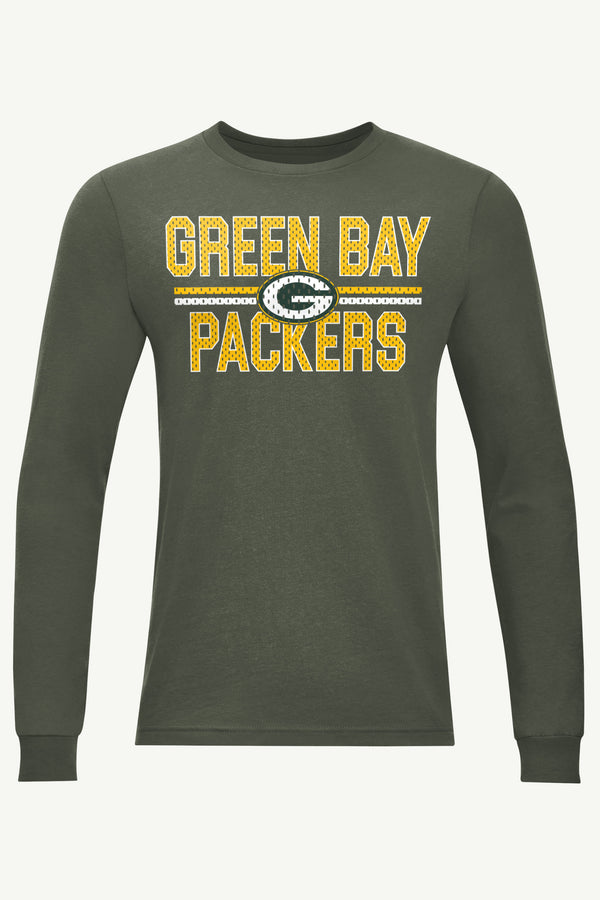 starter MENS GREEN BAY PACKERS MESH LOOK LONG SLEEVE T SHIRT