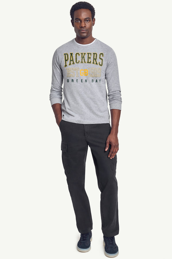 Starter MENS GREEN BAY PACKERS RETRO LONG SLEEVE T SHIRT