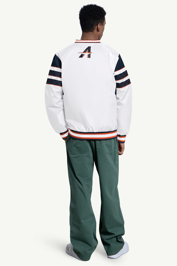 Starter MENS HOUSTON ASTROS ENFORCER V-NECK PULLOVER JACKET