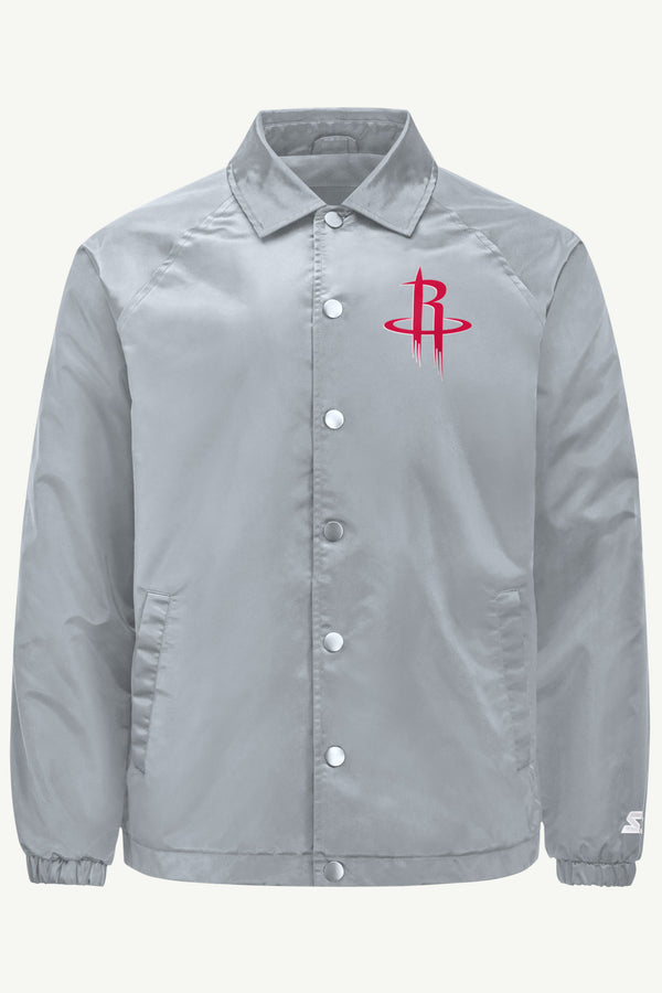 starter MENS HOUSTON ROCKETS HALF BALL COACHES JACKET