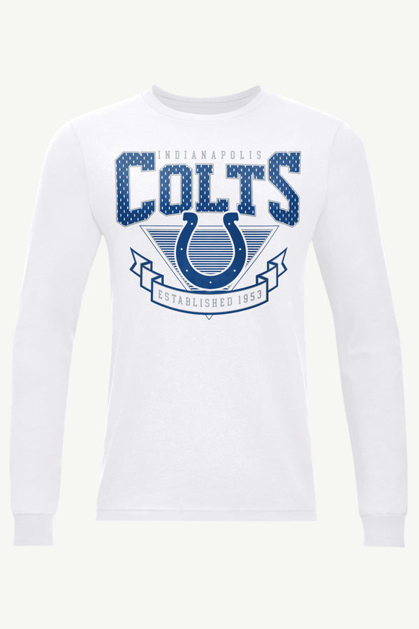 starter MENS INDIANAPOLIS COLTS 80's INSPIRED LONG SLEEVE T SHIRT