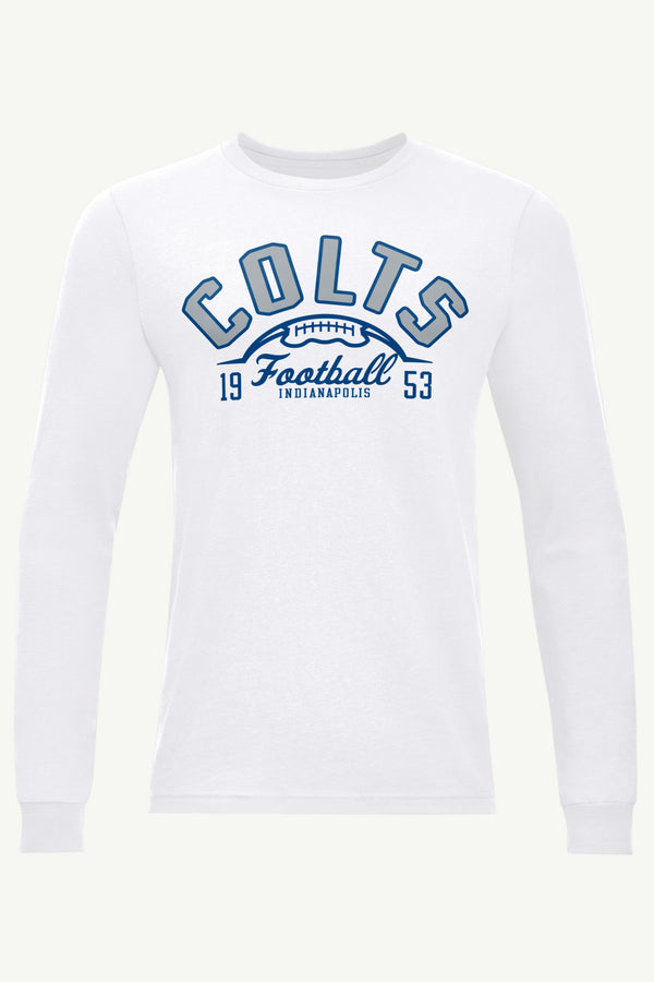 starter MENS INDIANAPOLIS COLTS HALF BALL LONG SLEEVE T SHIRT