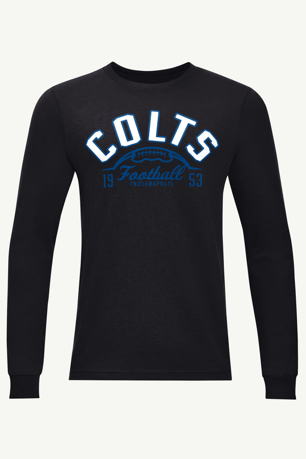 starter MENS INDIANAPOLIS COLTS HALF BALL LONG SLEEVE T SHIRT