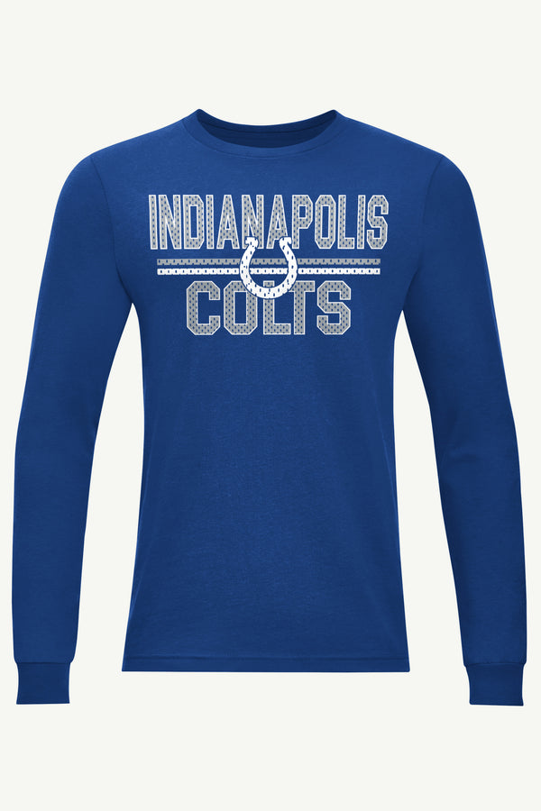 starter MENS INDIANAPOLIS COLTS MESH LOOK LONG SLEEVE T SHIRT