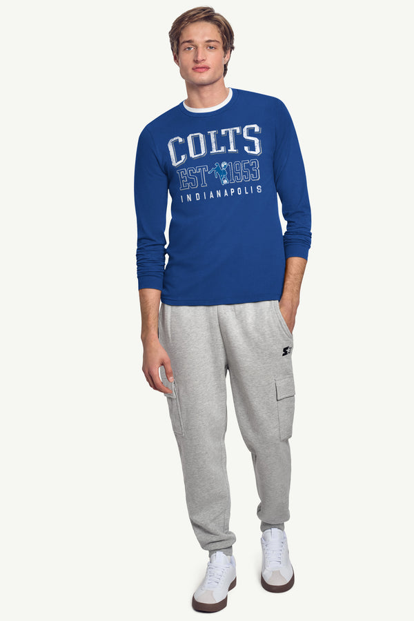 Starter MENS INDIANAPOLIS COLTS RETRO LONG SLEEVE T SHIRT