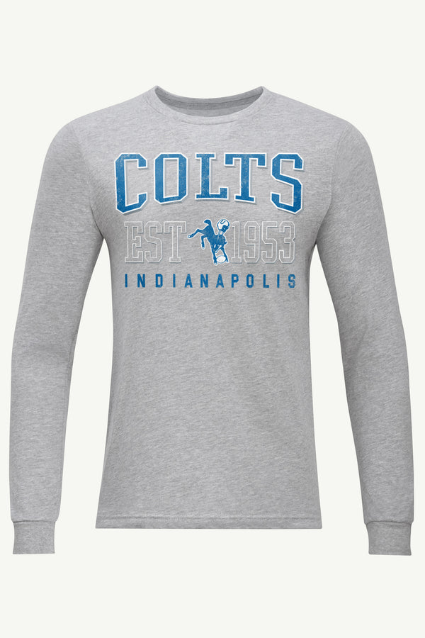 starter MENS INDIANAPOLIS COLTS RETRO LONG SLEEVE T SHIRT