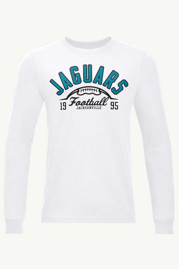 starter MENS JACKSONVILLE JAGUARS HALF BALL LONG SLEEVE T SHIRT