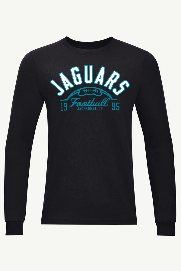 starter MENS JACKSONVILLE JAGUARS HALF BALL LONG SLEEVE T SHIRT