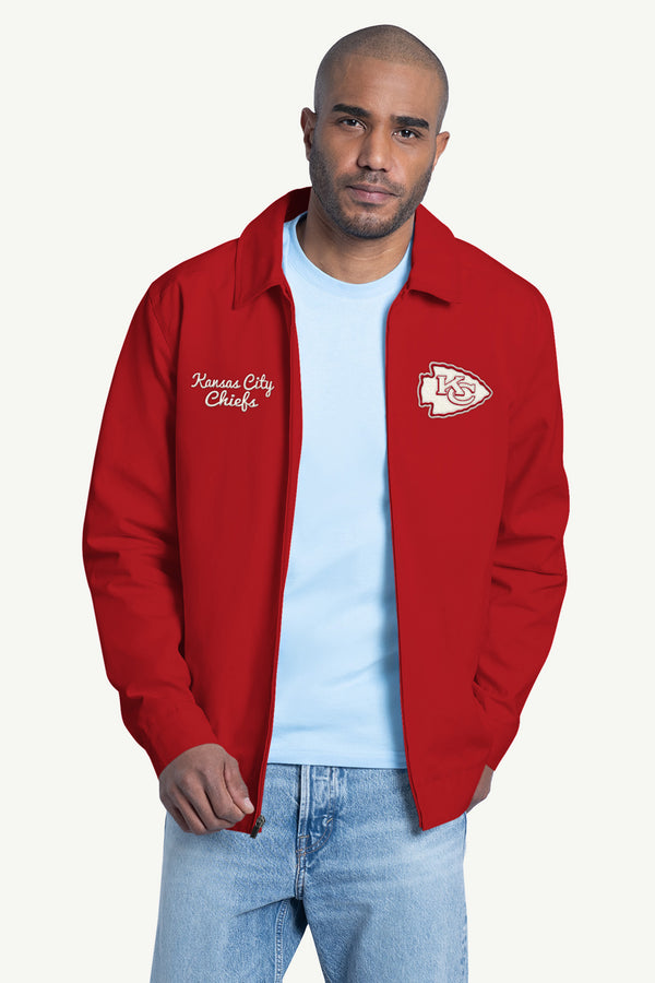 starter MENS KANSAS CITY CHIEFS FRANCHISE FULL ZIP JACKET