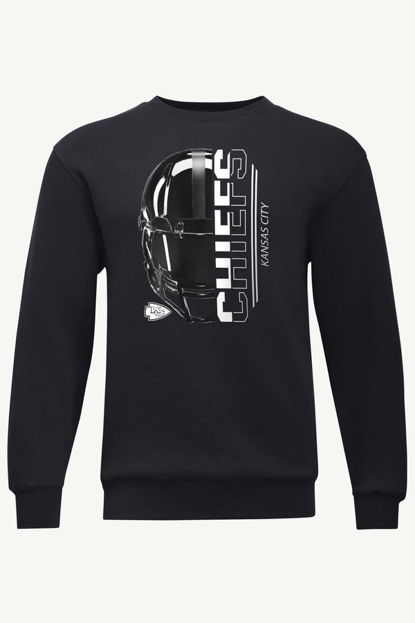 starter MENS KANSAS CITY CHIEFS HALF HELMET SWEATSHIRT