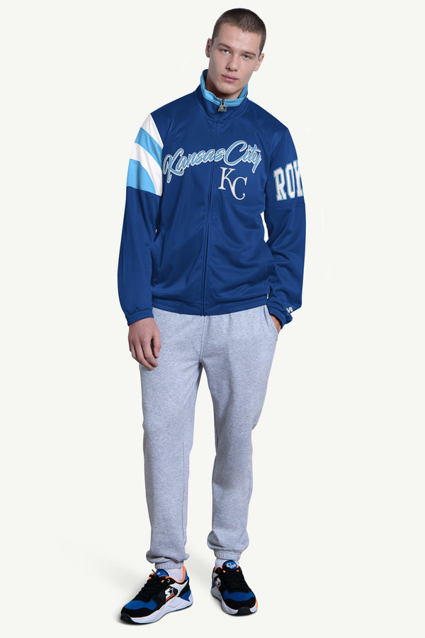 Starter MENS KANSAS CITY ROYALS HERITAGE TRACK JACKET