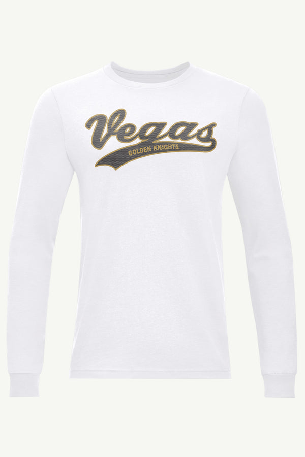 starter MENS LAS VEGAS GOLDEN KNIGHTS TAILSWEEP LONG SLEEVE T SHIRT