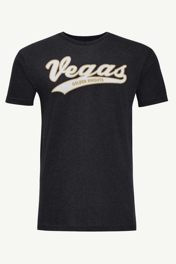 starter MENS LAS VEGAS GOLDEN KNIGHTS TAILSWEEP T SHIRT