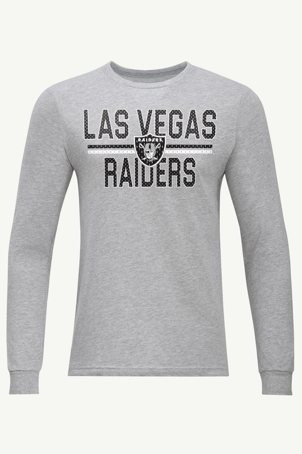 starter MENS LAS VEGAS RAIDERS MESH LOOK LONG SLEEVE T SHIRT