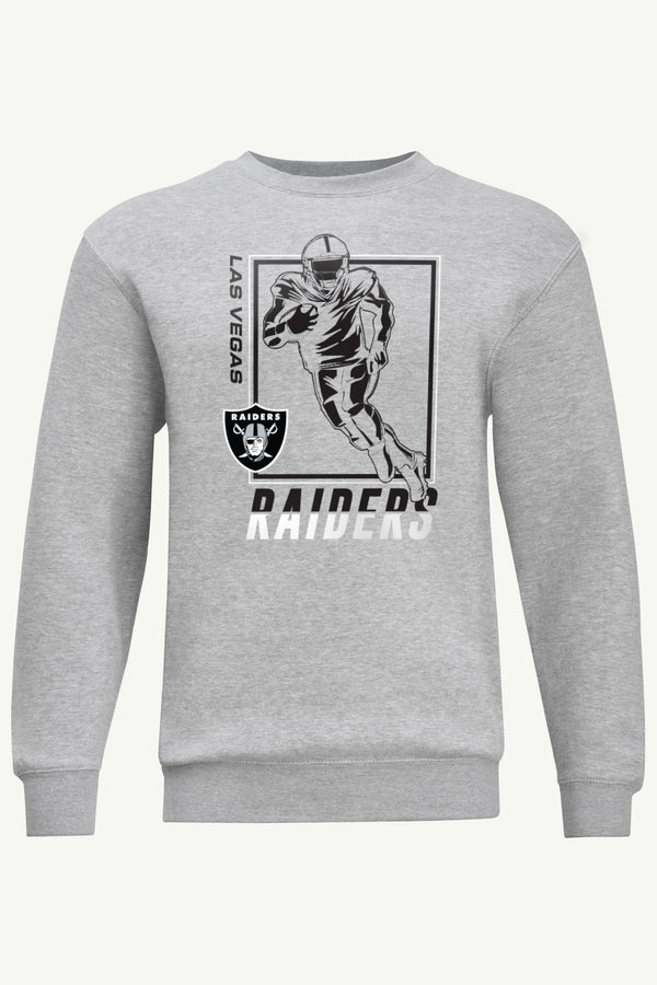 starter MENS LAS VEGAS RAIDERS PLAYER GRID SWEATSHIRT