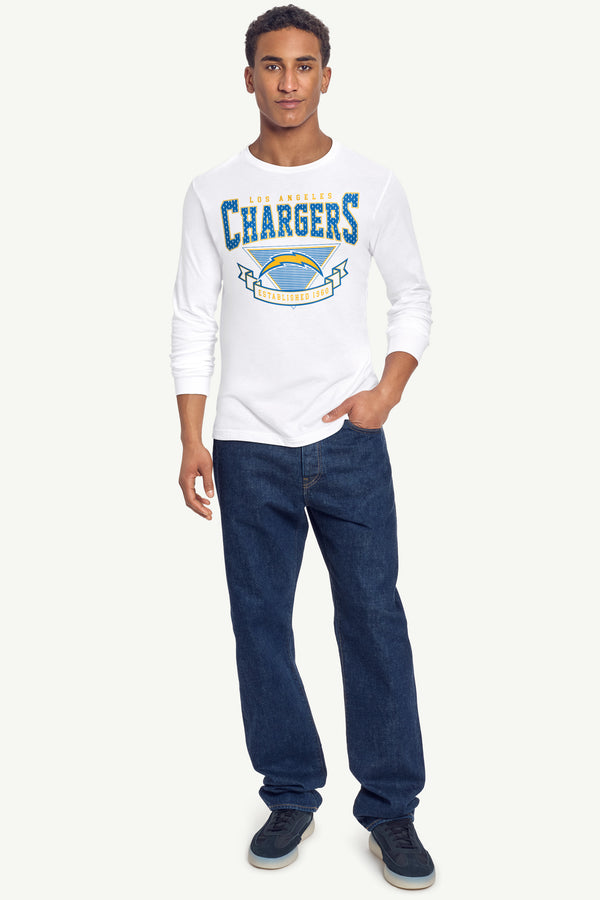 Starter MENS LOS ANGELES CHARGERS 80's INSPIRED LONG SLEEVE T SHIRT