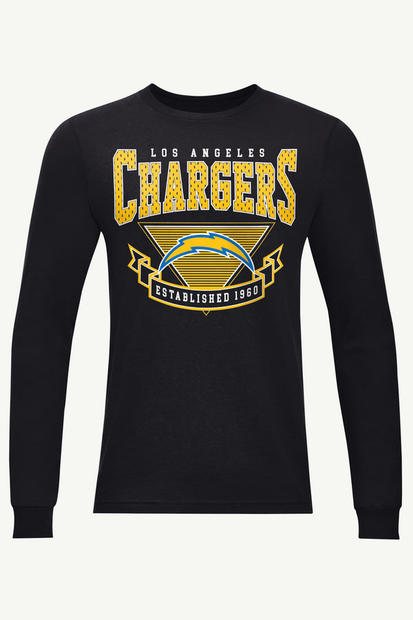 starter MENS LOS ANGELES CHARGERS 80's INSPIRED LONG SLEEVE T SHIRT