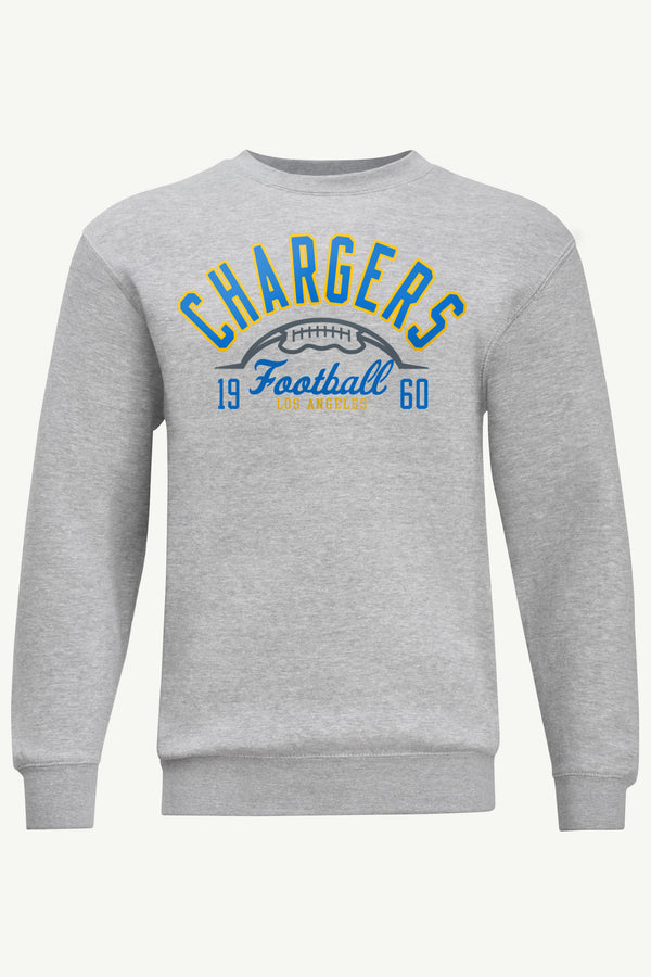 starter MENS LOS ANGELES CHARGERS HALF BALL SWEATSHIRT