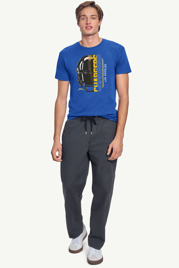 Starter MENS LOS ANGELES CHARGERS HALF HELMET T SHIRT