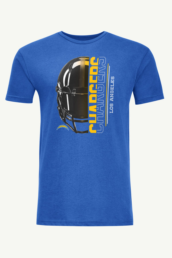 starter MENS LOS ANGELES CHARGERS HALF HELMET T SHIRT