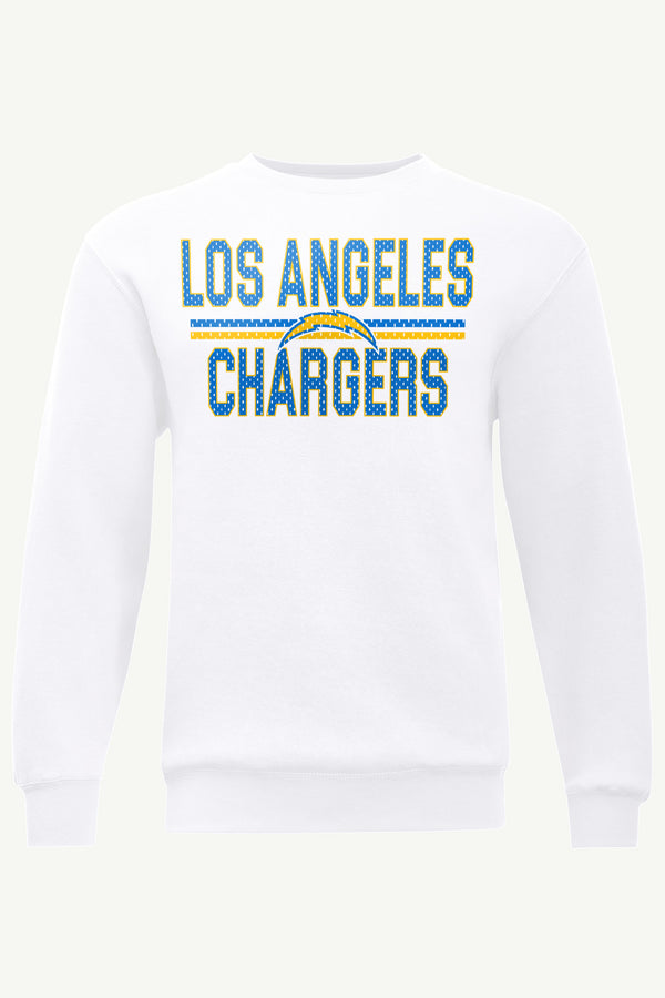 starter MENS LOS ANGELES CHARGERS MESH LOOK SWEATSHIRT