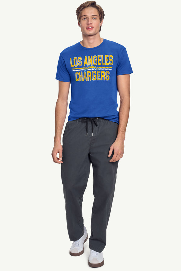 Starter MENS LOS ANGELES CHARGERS MESH LOOK T SHIRT