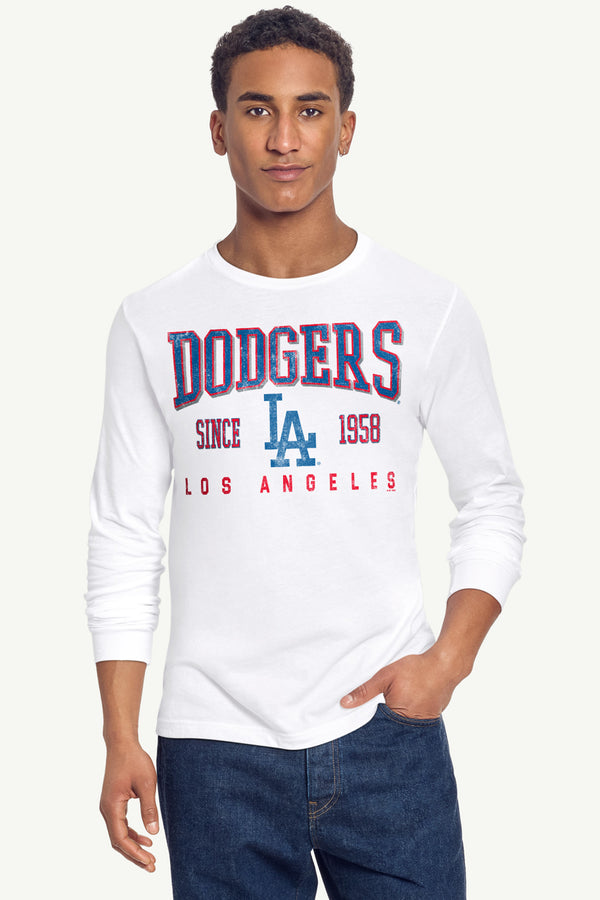 Starter MENS LOS ANGELES DODGERS RETRO LONG SLEEVE T SHIRT