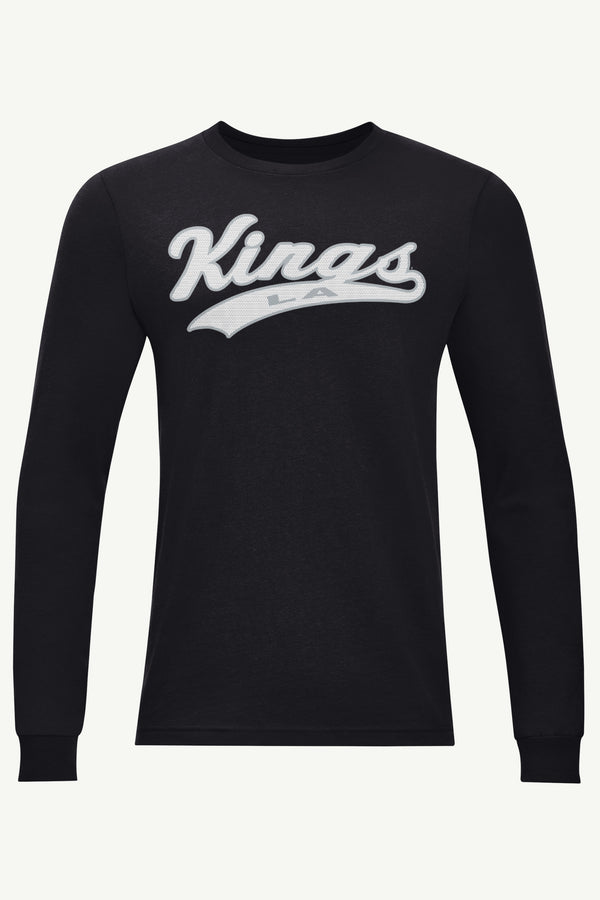 starter MENS LOS ANGELES KINGS TAILSWEEP LONG SLEEVE T SHIRT