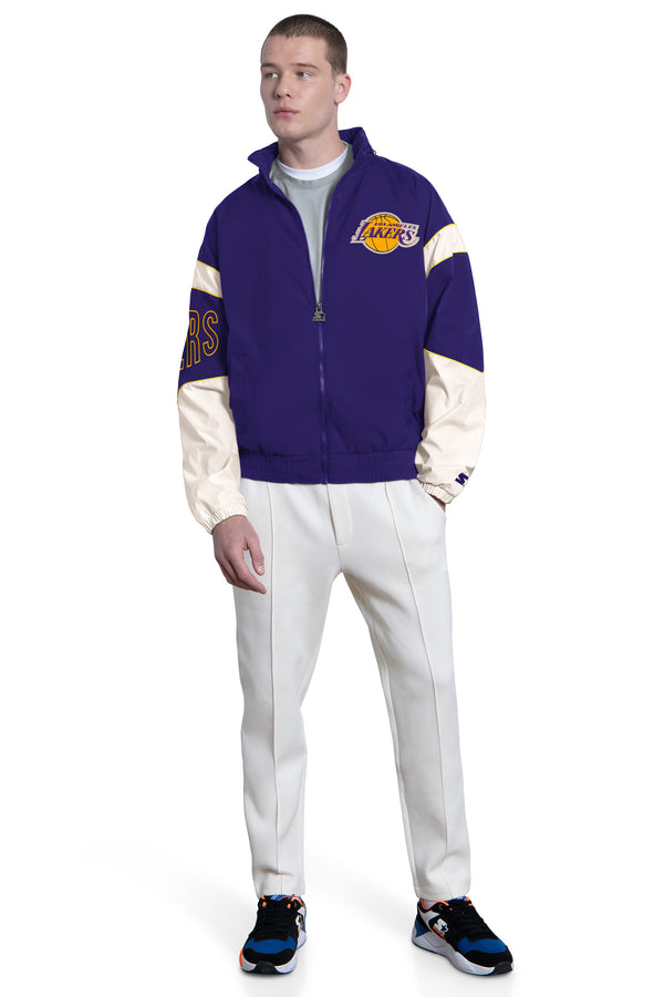 Starter MENS LOS ANGELES LAKERS THE GUST FULL ZIP JACKET