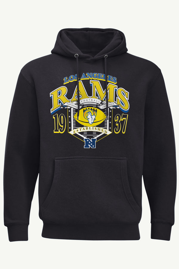 starter MENS LOS ANGELES RAMS 80s INSPIRED FIELD HOODIE