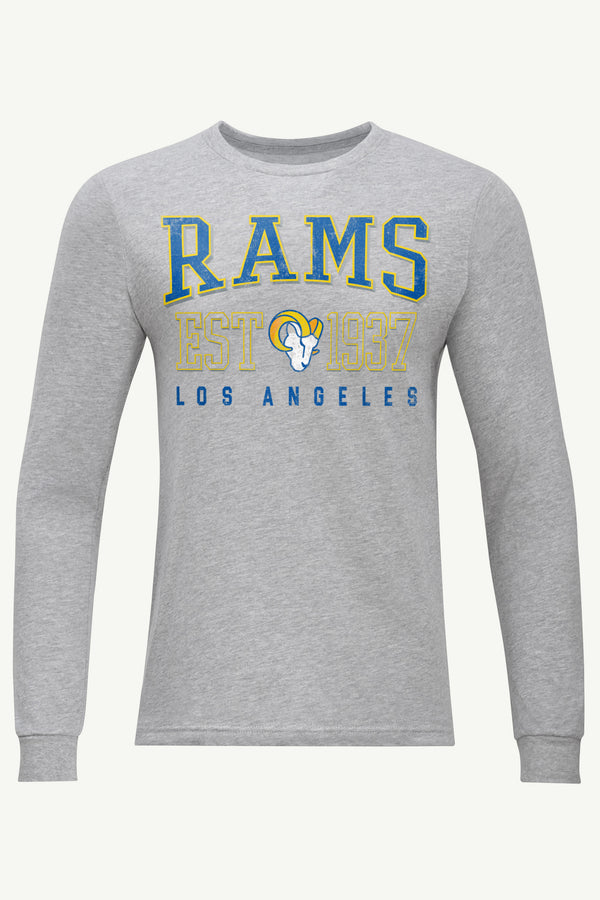 starter MENS LOS ANGELES RAMS RETRO LONG SLEEVE T SHIRT